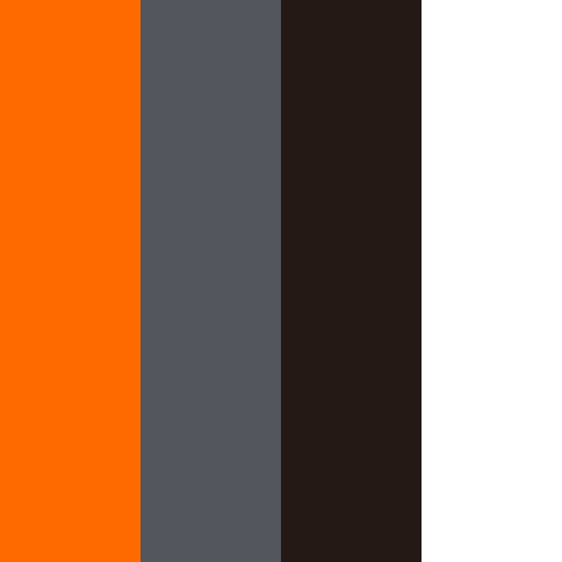 Xiaomi brand color palette showcasing various shades used in their branding