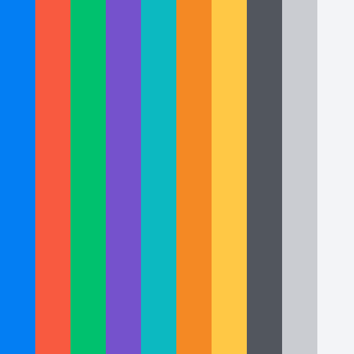 AIESEC brand color palette showcasing various shades used in their branding