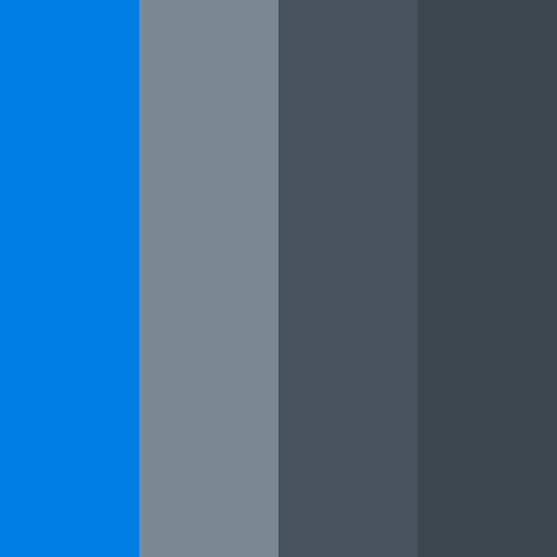 Dropbox brand color palette showcasing various shades used in their branding