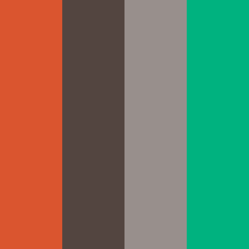 Product Hunt brand color palette showcasing various shades used in their branding