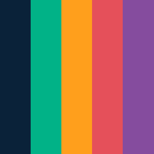 Redox brand color palette showcasing various shades used in their branding