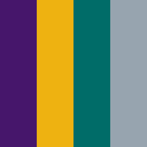 University at Albany brand color palette showcasing various shades used in their branding