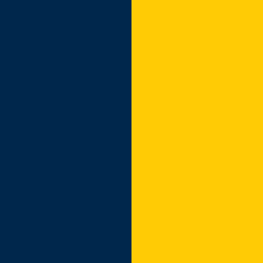 University of Michigan brand color palette showcasing various shades used in their branding
