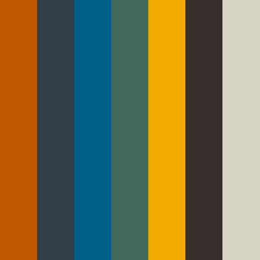 University of Texas brand color palette showcasing various shades used in their branding