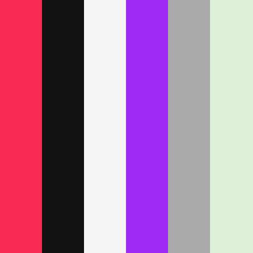 Vidme brand color palette showcasing various shades used in their branding