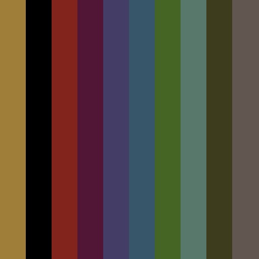Wake Forest University brand color palette showcasing various shades used in their branding