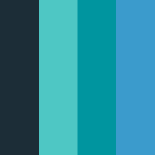 Wave Apps brand color palette showcasing various shades used in their branding
