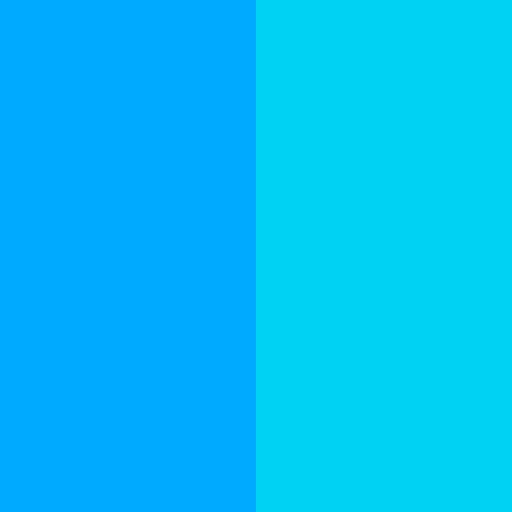 Dailymotion brand color palette showcasing various shades used in their branding