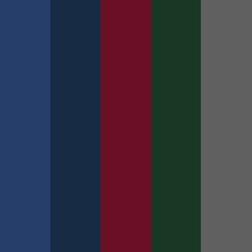 Daimler brand color palette showcasing various shades used in their branding
