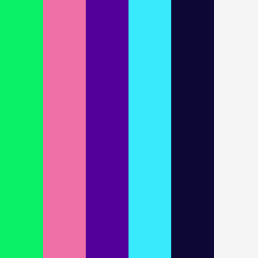 Disney XD brand color palette showcasing various shades used in their branding