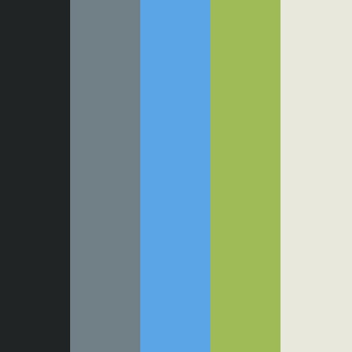 Ghost brand color palette showcasing various shades used in their branding