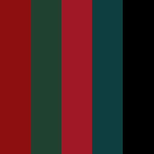 Gucci brand color palette showcasing various shades used in their branding