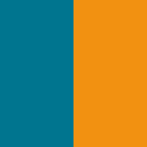 MySQL brand color palette showcasing various shades used in their branding