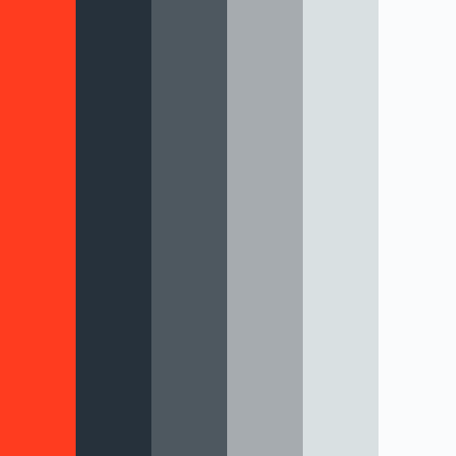 The Next Web brand color palette showcasing various shades used in their branding