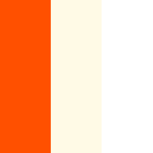 Aperol brand color palette showcasing various shades used in their branding